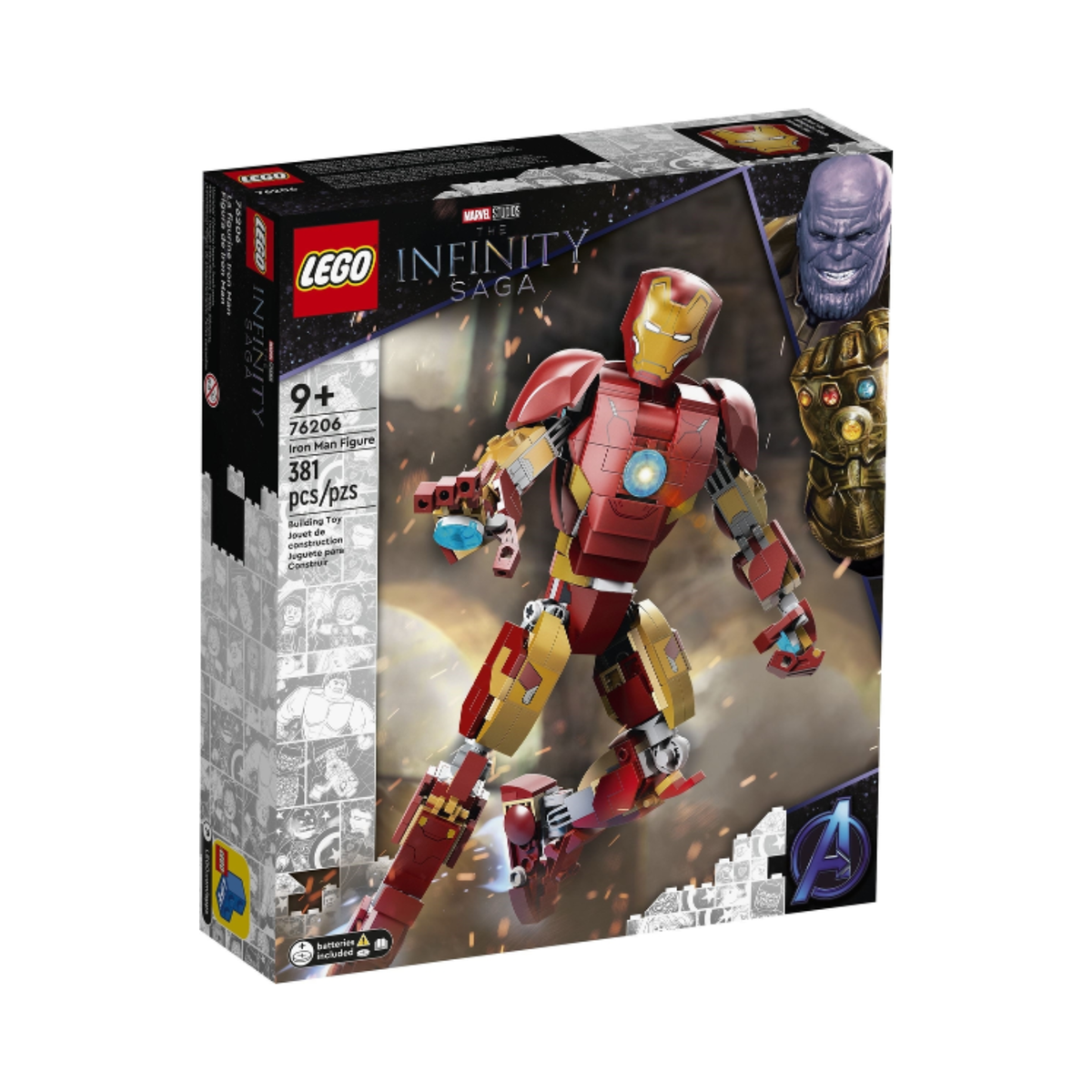 76206 Iron Man Figure