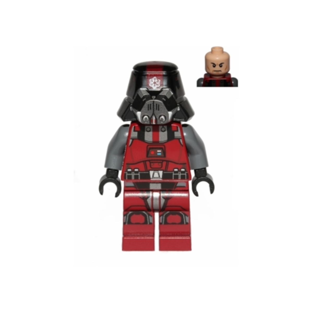 sw0436 Sith Trooper - Dark Red Armor, Printed Legs