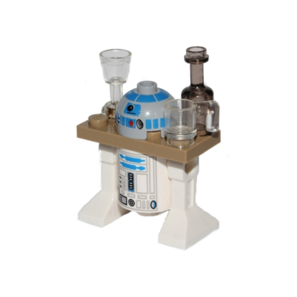 sw0217a Astromech Droid, R2-D2 - Dark Tan Serving Tray