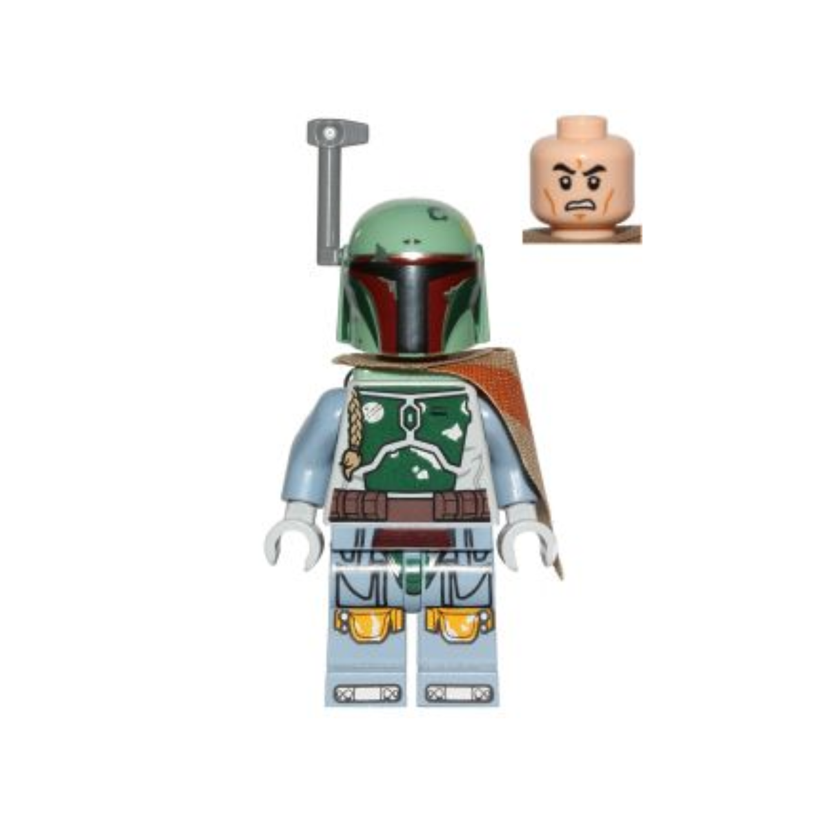 sw0711 Boba Fett - Pauldron Cloth with Dark Orange Stripe Pattern