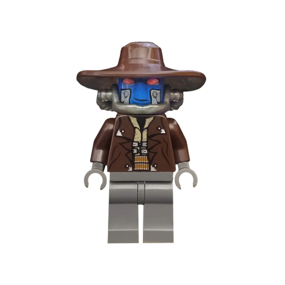 sw0285 Cad Bane - Blue Head, Dark Bluish Gray Legs