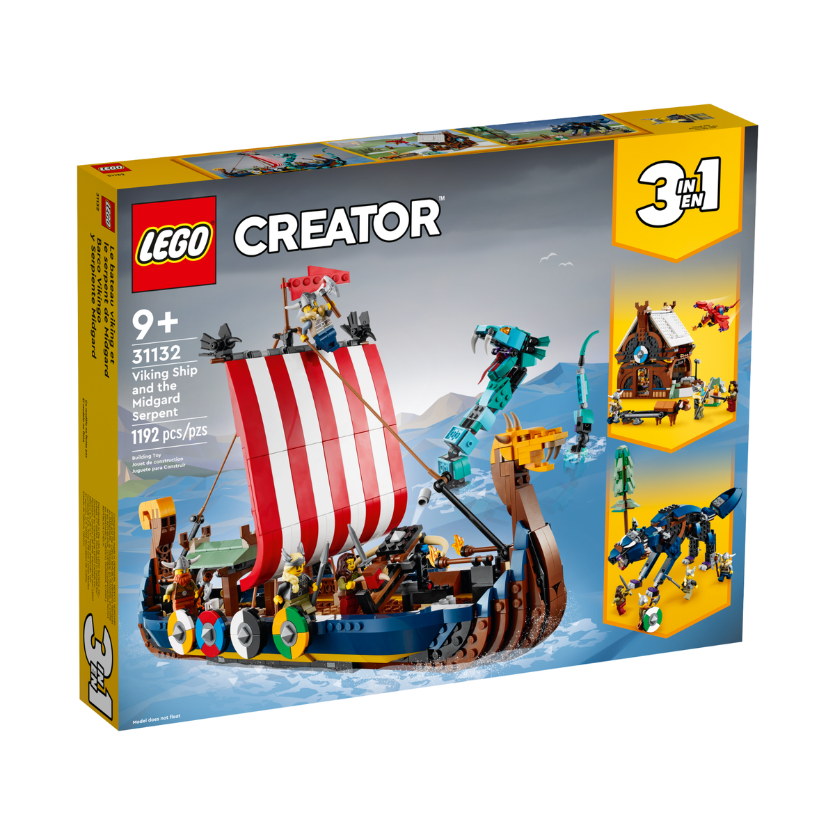31132 Viking Ship & Serpent